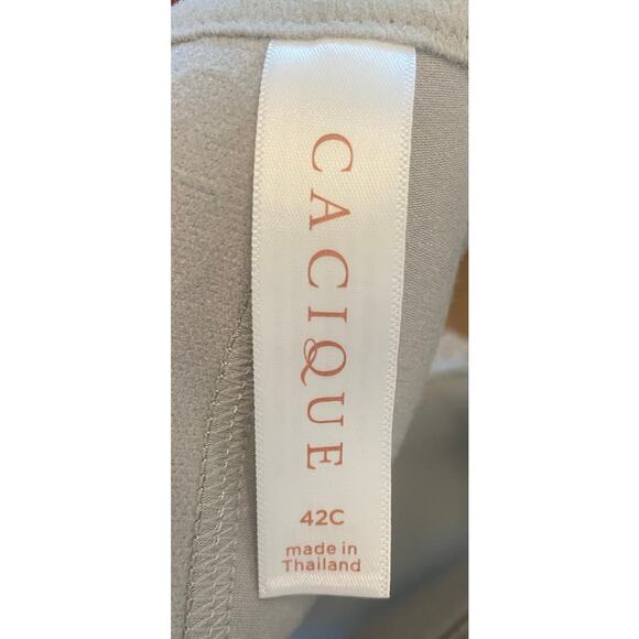 Cacique Bra Lot of 2 42C Lightly Lined No Wire Lace Soft Support Lane Bryant - Picture 5 of 8